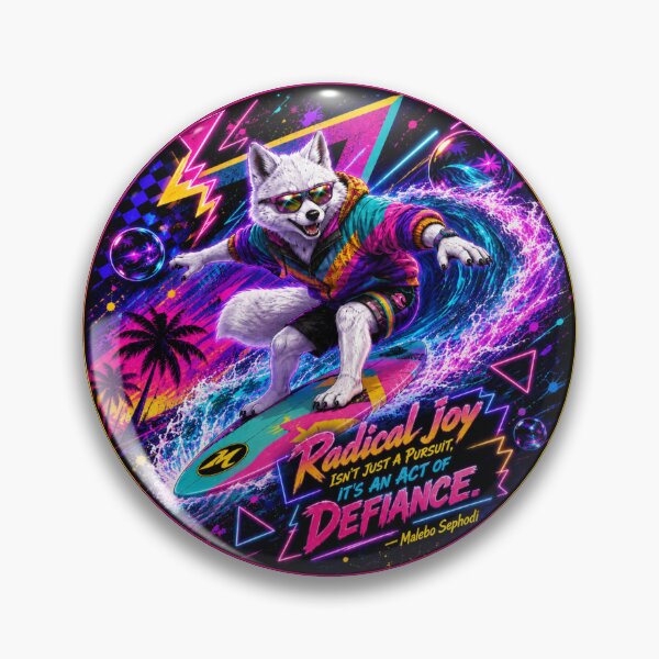 Item preview, Radical Joy on the Wave designed and sold by Neon Defiance Designs.