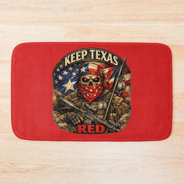 Item preview, Keep Texas Red – Patriotic Skull Soldier designed and sold by KeepTXRed.