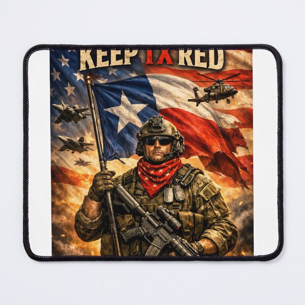 Item preview, Keep Texas Red – Lone Star Soldier designed and sold by KeepTXRed.