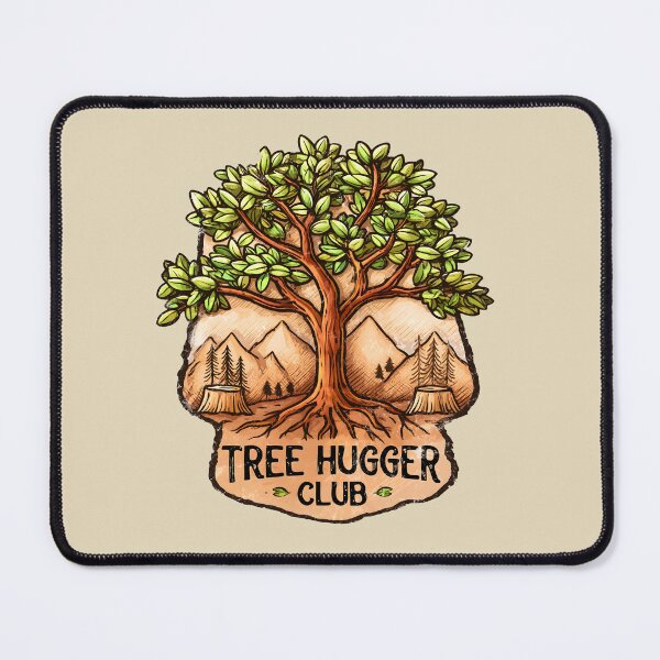 Item preview, Tree Hugger Club National Park Cartoon Emblem Primary Keyword designed and sold by Boddicca.