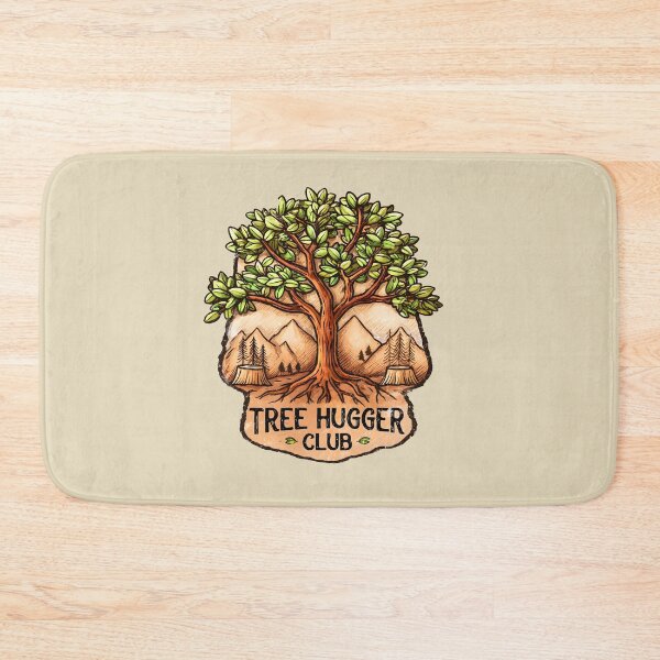 Item preview, Tree Hugger Club National Park Cartoon Emblem  Primary Keyword designed and sold by Boddicca.