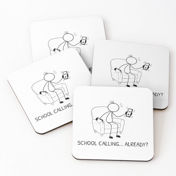 Item preview, Funny School Calling Dad Shirt | Back to School Parent Humor | School Morning Coffee Shirt designed and sold by Pebl-Co.