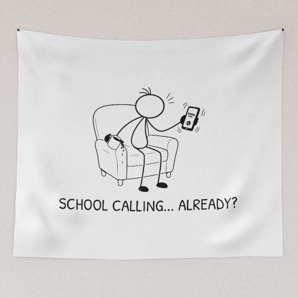 Item preview, Funny School Calling Dad Shirt | Back to School Parent Humor | School Morning Coffee Shirt designed and sold by Pebl-Co.