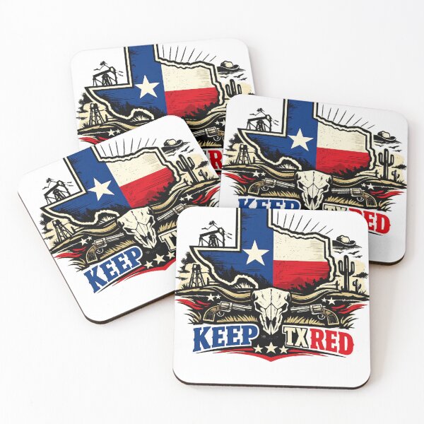 Item preview, Keep Texas Red – Western Longhorn Skull designed and sold by KeepTXRed.
