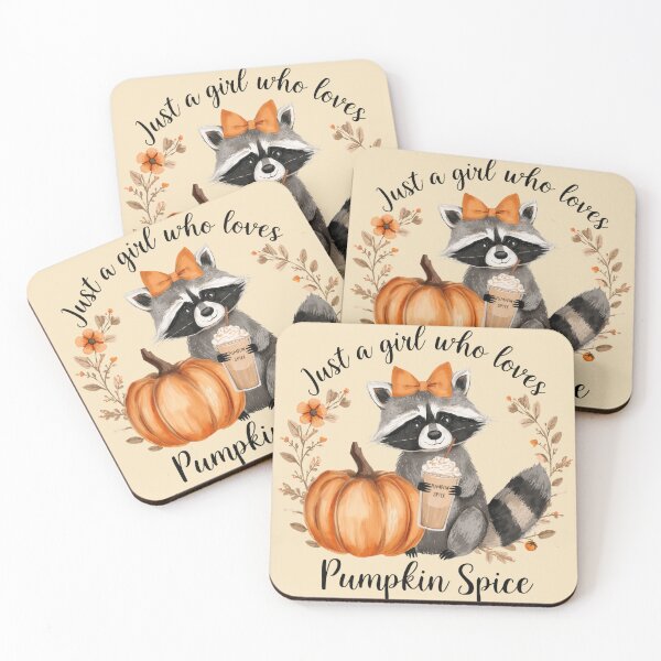 Item preview, RACCOON LOVES PUMPKIN SPICE designed and sold by BKDIGITALSHOP.