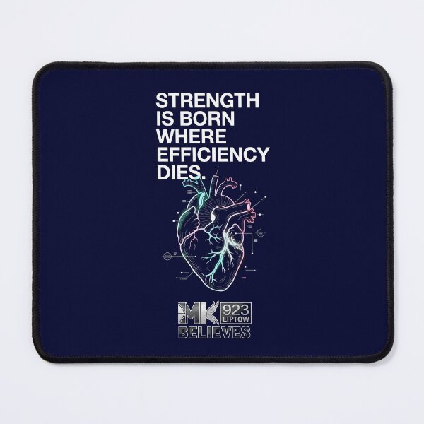 Item preview, Strength Efficiency Dies Burnout Funny Science Stoic T-Shirt | Minimalist Tech Humor Hoodie designed and sold by EIPTOW.