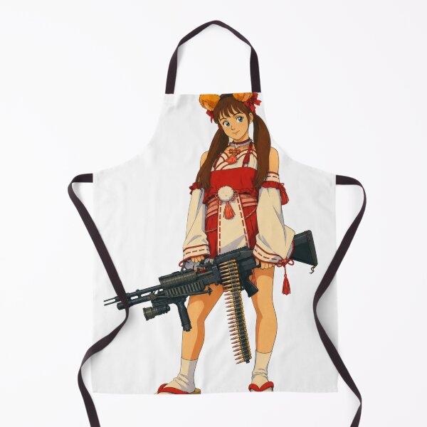 Item preview, Shrine Maiden Tactical Girl | Anime Military Mashup Fan Art | Classic Western Animation Style designed and sold by Hollow Moon Studios..