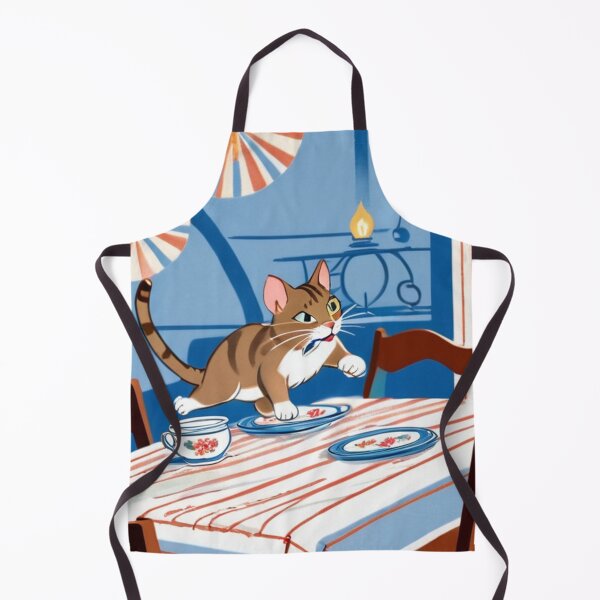 Item preview, Art - Stylized Feline, Humorous Vintage Illustration designed and sold by World-Pets.