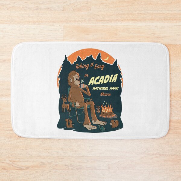 Item preview, Taking It Easy at Acadia National Park Bigfoot designed and sold by John Morris Illustration.