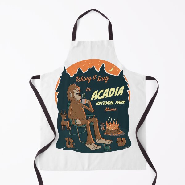 Item preview, Taking It Easy at Acadia National Park Bigfoot designed and sold by John Morris Illustration.