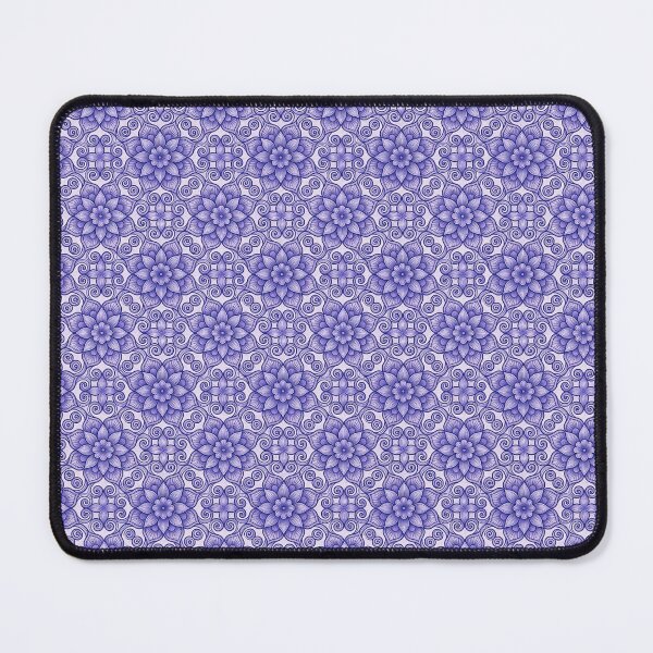 Item preview, Indigo Blue Floral Mandala Seamless Pattern designed and sold by WillCraftx.