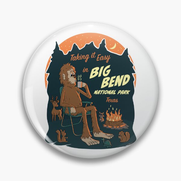 Item preview, Taking It Easy at Big Bend National Park Bigfoot designed and sold by John Morris Illustration.