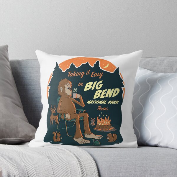 Item preview, Taking It Easy at Big Bend National Park Bigfoot designed and sold by John Morris Illustration.
