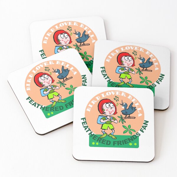 Item preview, Bird Lover Bella funny hiking cartoon designed and sold by Al Benge - NZ & Australian Art.