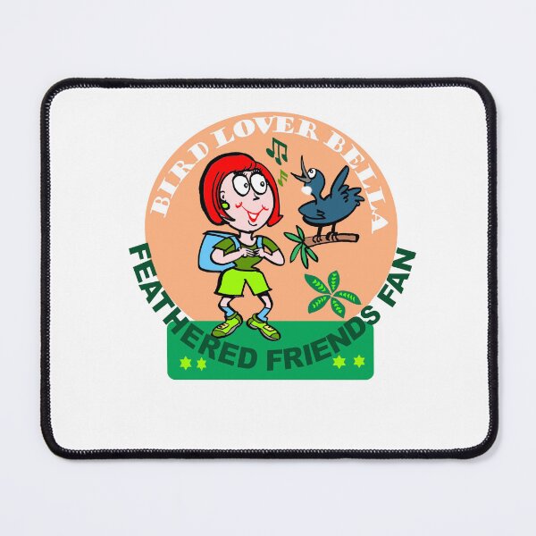 Item preview, Bird Lover Bella funny hiking cartoon designed and sold by Al Benge.