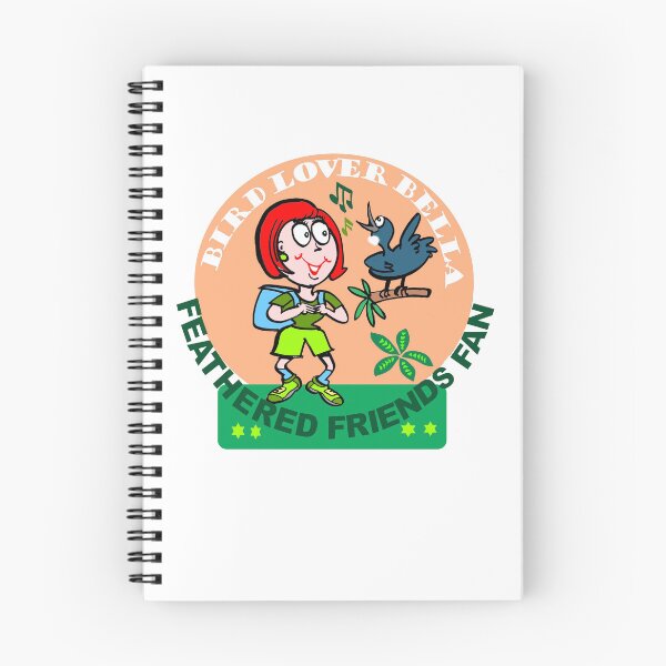 Item preview, Bird Lover Bella funny hiking cartoon designed and sold by Al Benge - NZ & Australian Art.