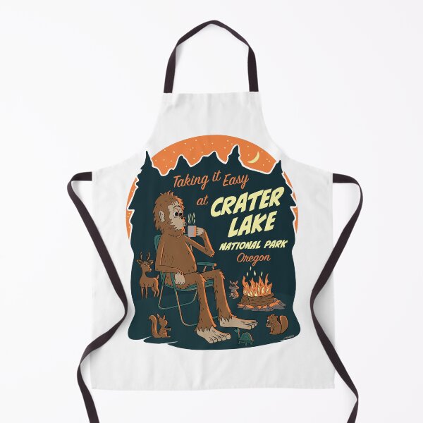 Item preview, Taking It Easy at Crater Lake National Park Bigfoot designed and sold by John Morris Illustration.