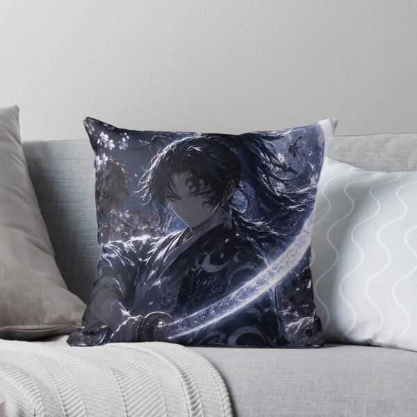 Item preview, Moonlit Shadow Samurai – Dark Fantasy Katana Warrior | Japanese Anime Style Art Print designed and sold by Dyan4.