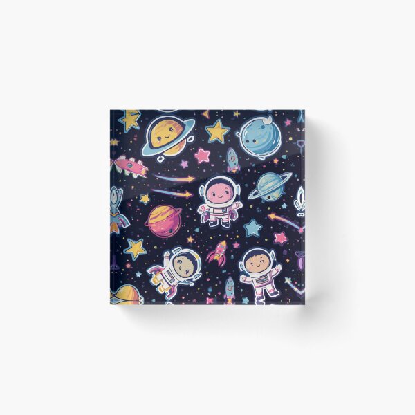 Item preview, Cute Space Astronaut Planets Pattern Back To School designed and sold by EchoPrint Co..