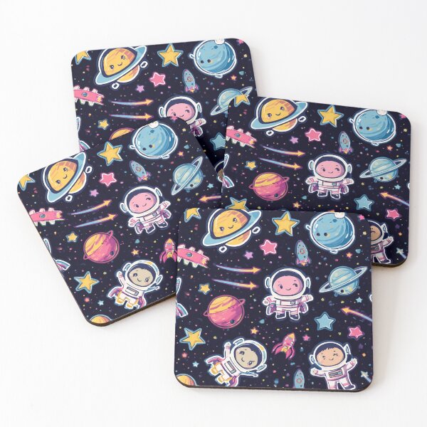 Item preview, Cute Space Astronaut Planets Pattern Back To School designed and sold by EchoPrint Co..
