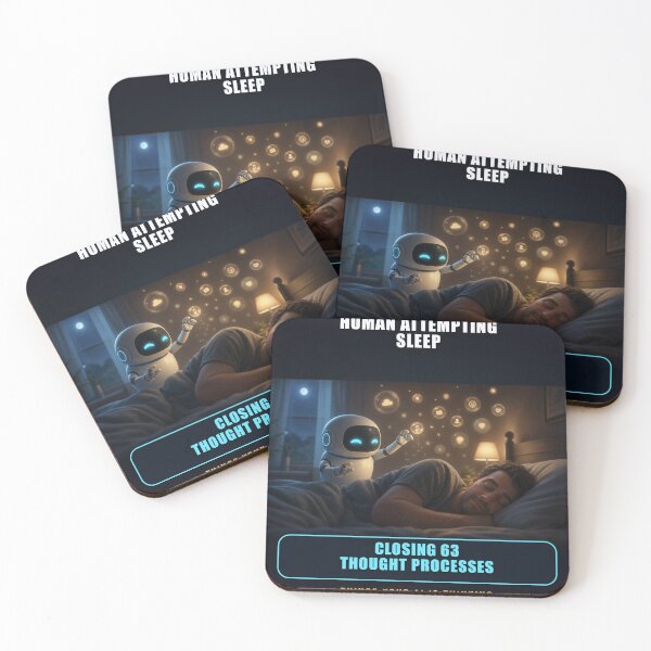 Item preview, Human Attempting Sleep — Closing 63 Thought Processes designed and sold by Valmere-Punk.