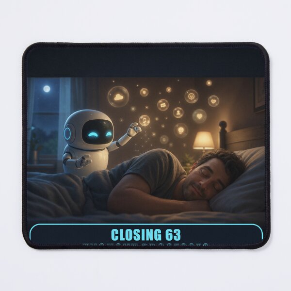 Item preview, Human Attempting Sleep — Closing 63 Thought Processes designed and sold by Valmere-Punk.