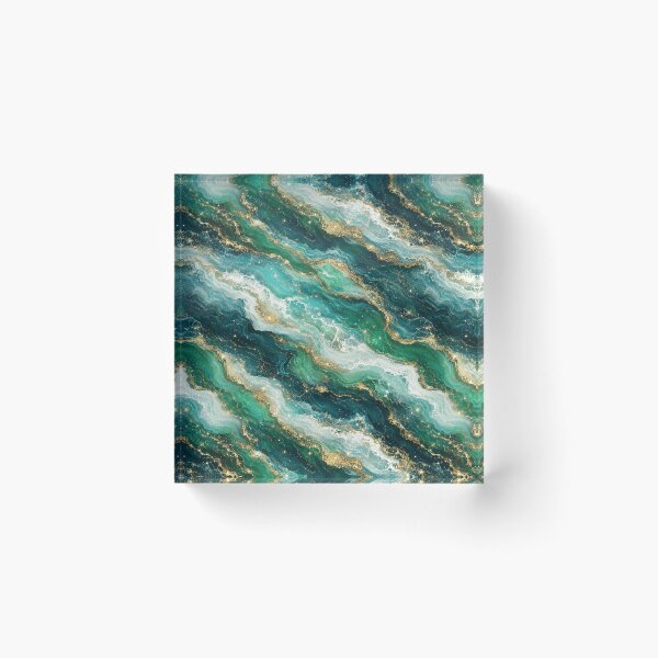 Item preview, Celestial Ocean Teal Diagonal Design designed and sold by Inkworksbyshery.