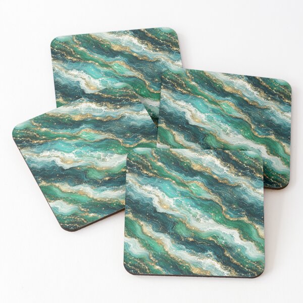 Item preview, Celestial Ocean Teal Diagonal Design designed and sold by Inkworksbyshery.