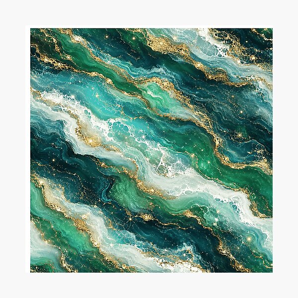 Item preview, Celestial Ocean Teal Diagonal Design designed and sold by Inkworksbyshery.