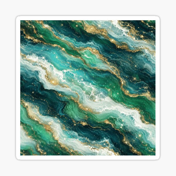 Item preview, Celestial Ocean Teal Diagonal Design designed and sold by Inkworksbyshery.