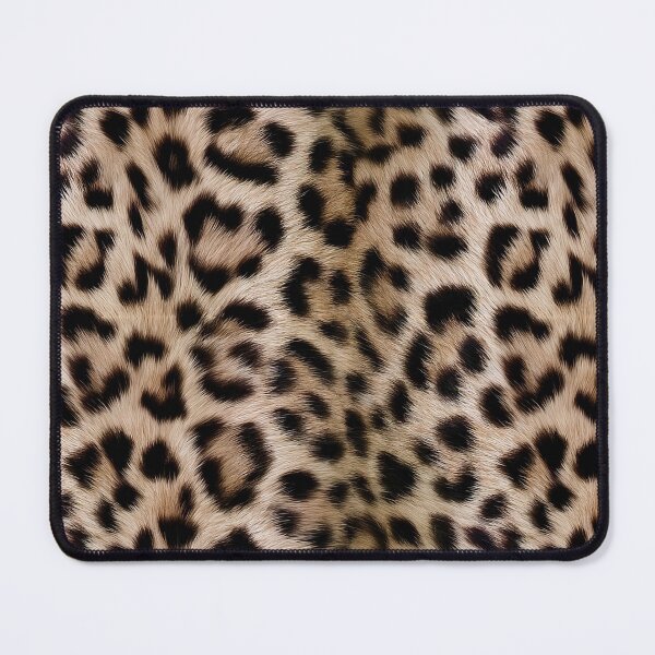 Item preview, Panther Fur Back Pattern - Golden & Black Rosette Symmetrical Design designed and sold by Nine Lives Studio.