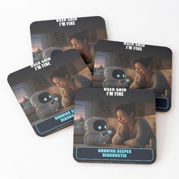 Item preview, User Said I'm Fine — Running Deeper Diagnostic designed and sold by Valmere-Punk.