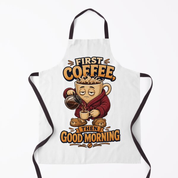 Item preview, Firt coffee, then good morning designed and sold by Foxglow Studio.