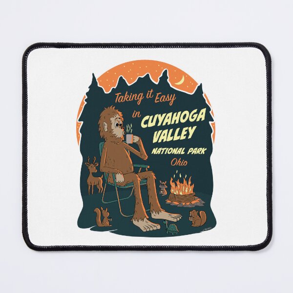 Item preview, Taking It Easy at Cuyahoga Valley National Park Bigfoot designed and sold by John Morris Illustration.