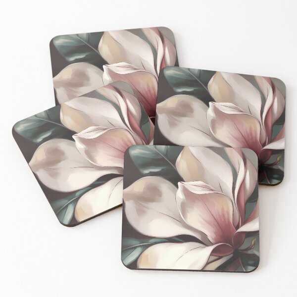Item preview, Elegant Magnolia Bloom Oil Painting designed and sold by SellingWSarah17.