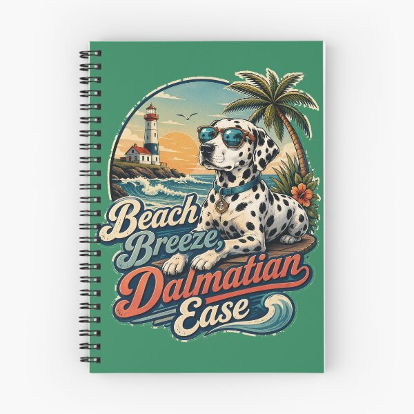 Item preview, Beach Breeze Dalmatian Ease Coastal Dog Lover designed and sold by LiftyGifts.