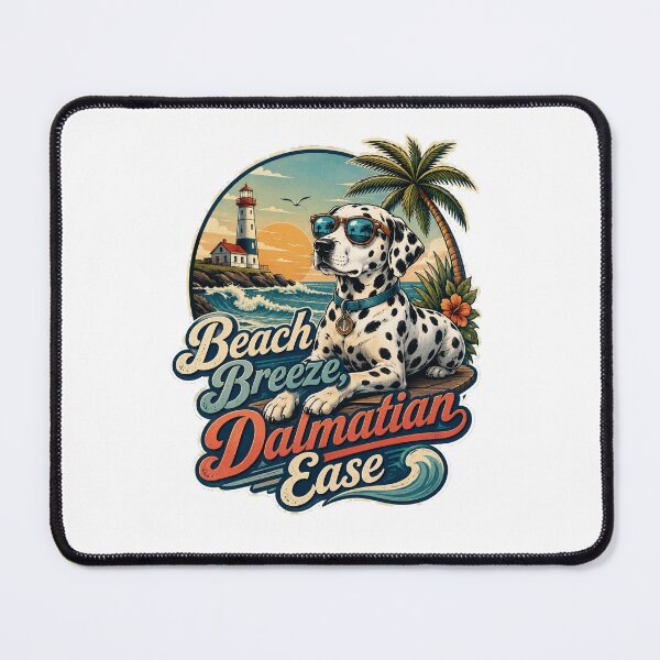 Item preview, Beach Breeze Dalmatian Ease Coastal Dog Lover designed and sold by LiftyGifts.