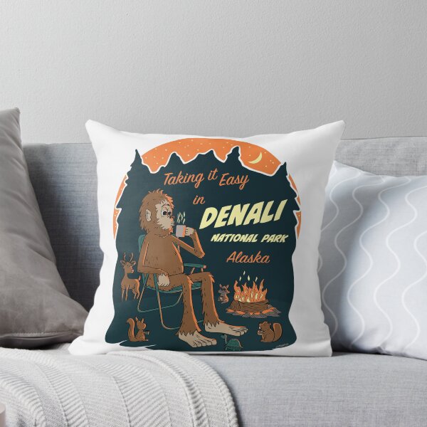 Item preview, Taking It Easy at Denali National Park Bigfoot designed and sold by John Morris Illustration.
