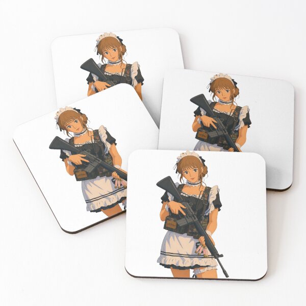 Item preview, Tactical Maid Anime Girl | Military Cosplay Fan Art | Classic Western Animation Style designed and sold by  Hollow Moon Studios..
