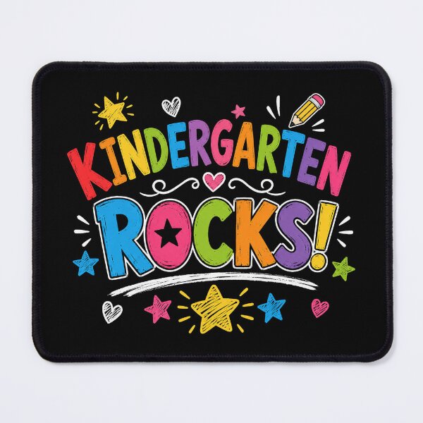 Item preview, Kindergarten Rocks! Cute First Day of School Rainbow Kids designed and sold by Tim Donnelly.