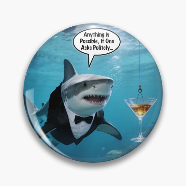Item preview, Jawny The Shark Print designed and sold by Lichentroupe63.