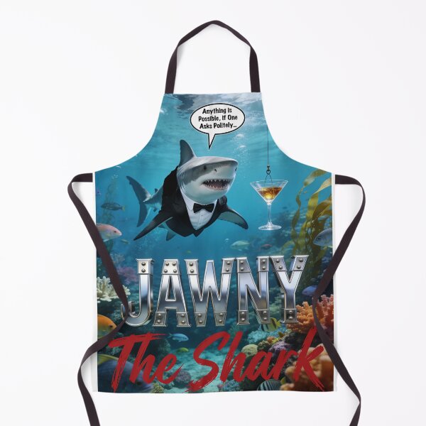 Item preview, Jawny The Shark Print designed and sold by Lichentroupe63.