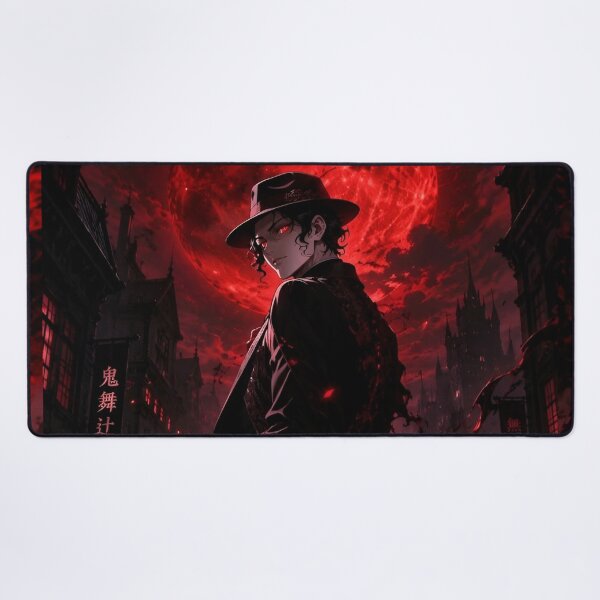 Item preview, Crimson Moon Sovereign – Dark Gothic Fantasy Gentleman | Anime Style Art Print designed and sold by Dyan4.