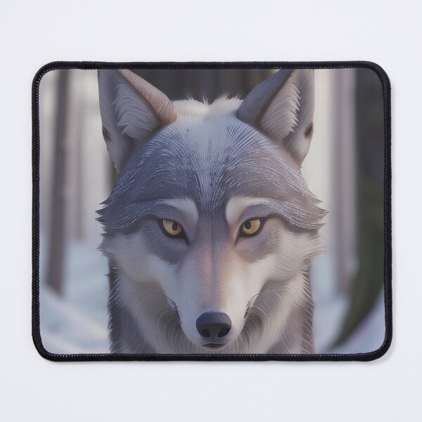 Item preview, Mystical Winter Wolf Forest Guardian designed and sold by MoonGlyphSilence.