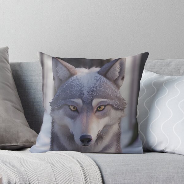 Item preview, Mystical Winter Wolf Forest Guardian designed and sold by MoonGlyphSilence.