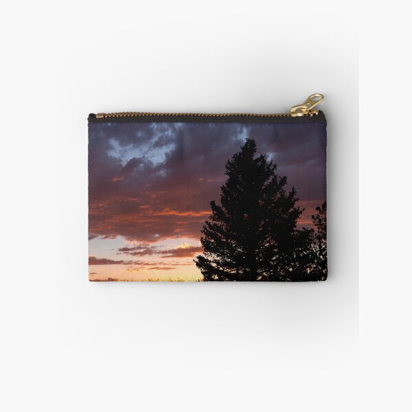 Item preview, Intense sunset with large tree silhouetted in foreground designed and sold by lisavonbiela.