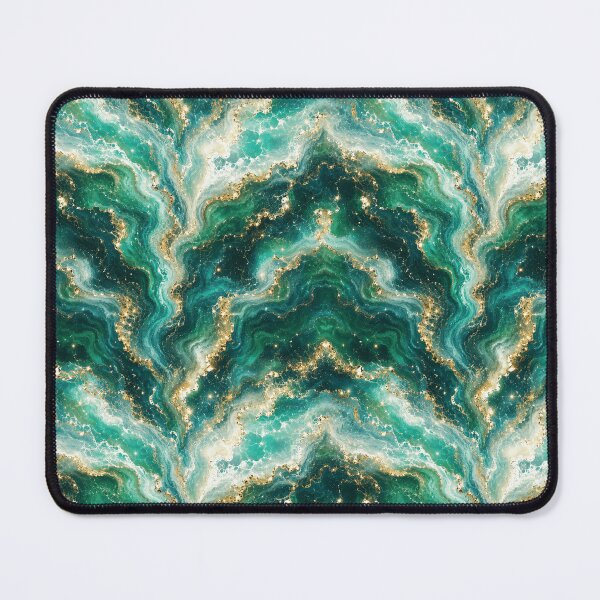 Item preview, Emerald Celestial Ocean Vertical Print designed and sold by Inkworksbyshery.