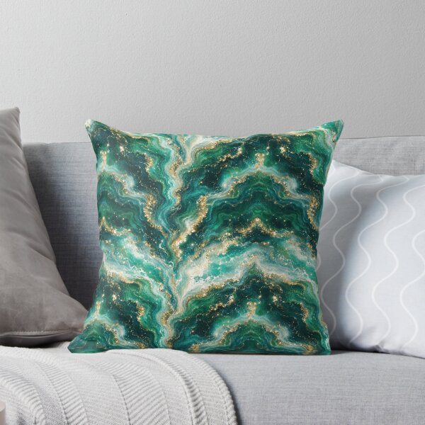 Item preview, Emerald Celestial Ocean Vertical Print designed and sold by Inkworksbyshery.