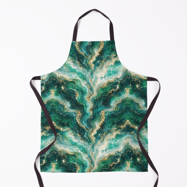 Item preview, Emerald Celestial Ocean Vertical Print designed and sold by Inkworksbyshery.