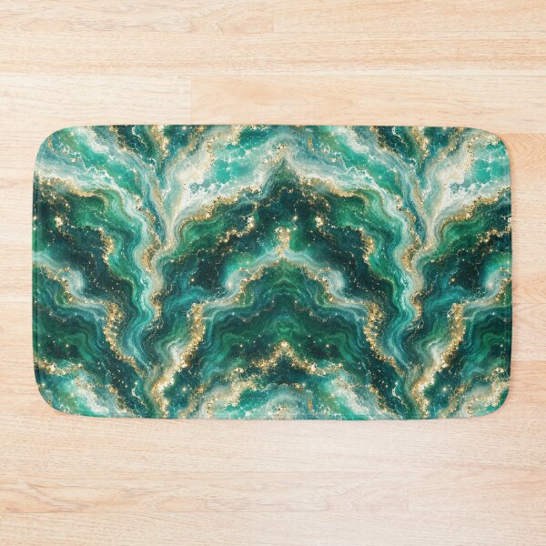 Item preview, Emerald Celestial Ocean Vertical Print designed and sold by Inkworksbyshery.